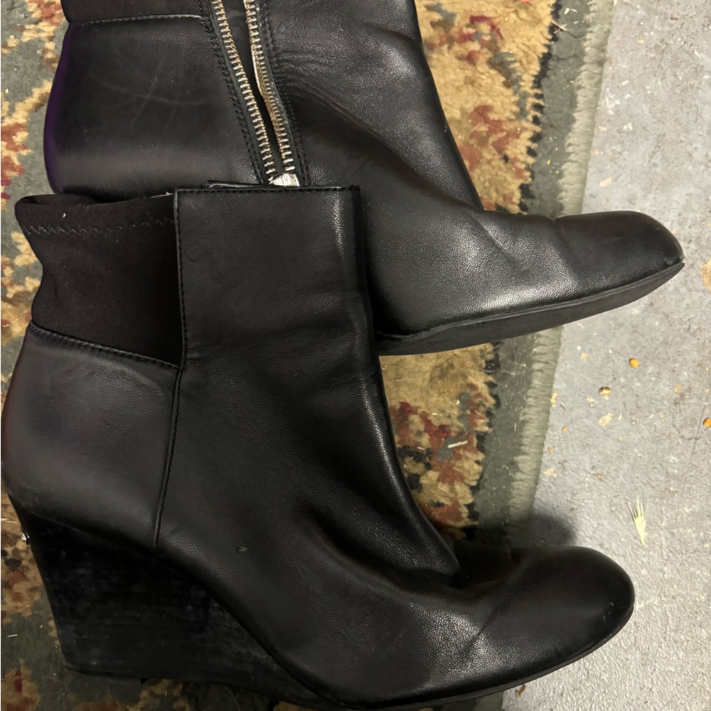 Michael Kors Black Wedge Shoes Sleek Design